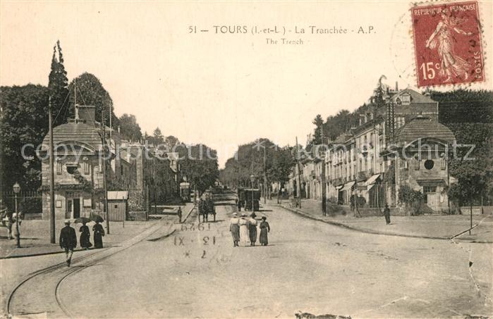 Tours Indre-et-Loire Tranchee