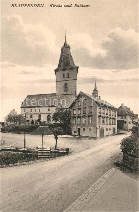 Blaufelden Kirche Rathaus