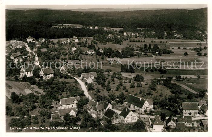 Althuette Wuerttemberg Fliegeraufnahme Panorama