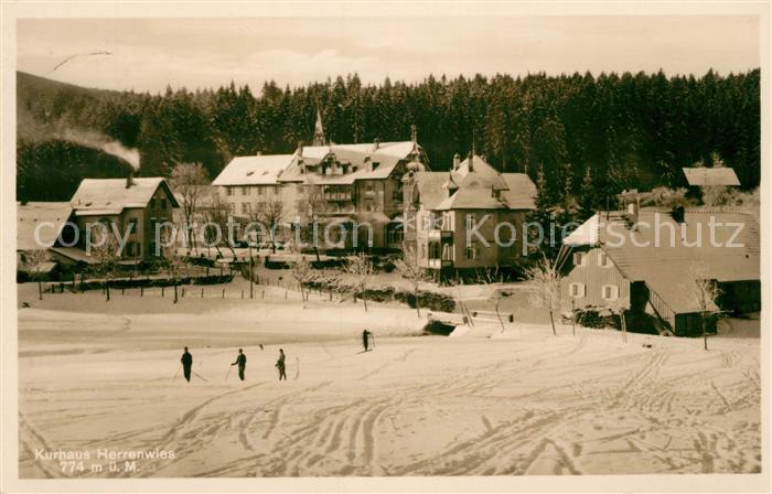Herrenwies Kurhaus Winteraufnahme