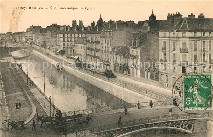 Rennes Ille-et-Vilaine Quai Panorama