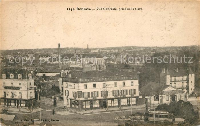 Rennes Ille-et-Vilaine Bahnhof Panorama