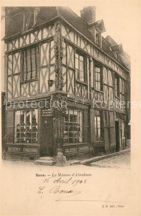 Sens 89 Maison Abraham Fachwerk