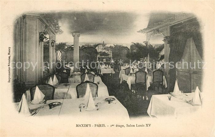 Paris Maxim Salon Louis XV