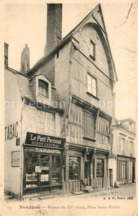 Vendome Maison du XV Place Saint Martin