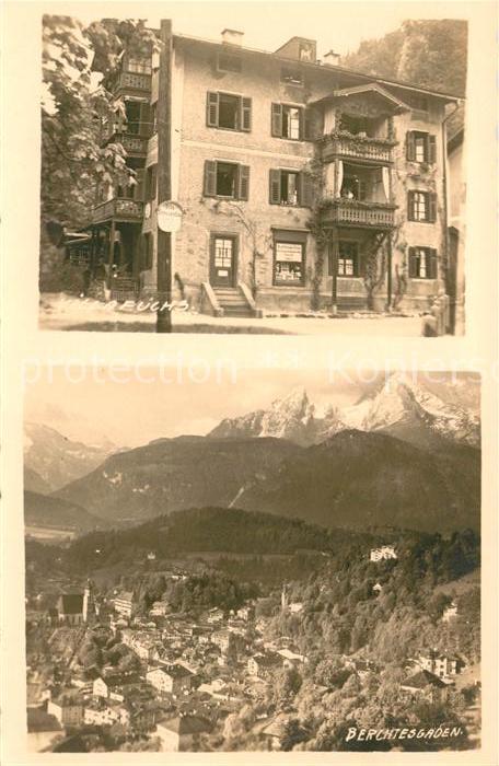 BERCHTESGADEN Bayern Villa Fuchs Panorama