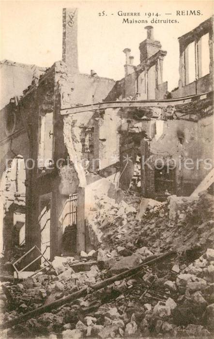 Reims Champagne Ardenne Krieg 1914