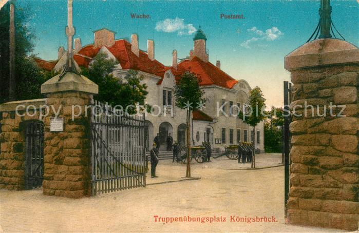 Koenigsbrueck Truppenuebungsplatz Wache Postamt