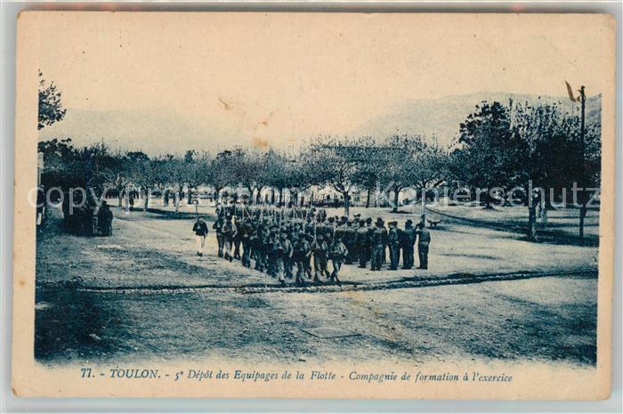 Toulon Var Depot des Equipages de la Flotte