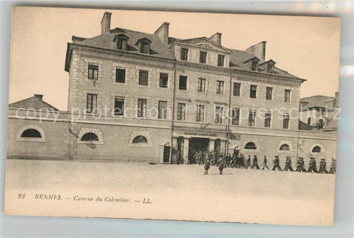 Rennes Ille-et-Vilaine Caserne du Colombier