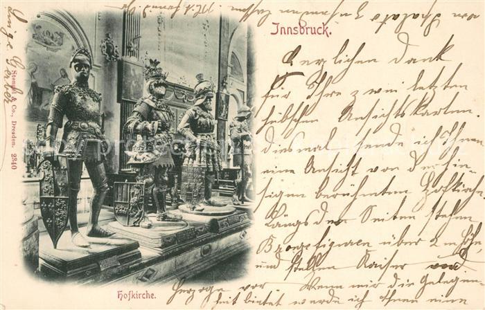 Rittertum Mittelalter Innsbruck Hofkirche