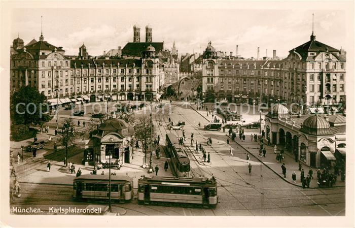 Strassenbahn München Karlsplatzrondell