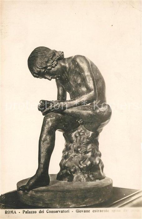 Skulpturen Giovane estraente spina dal piede Roma