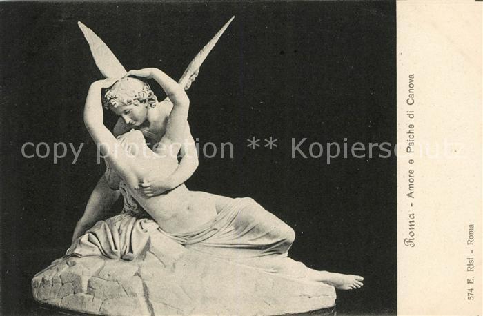 Skulpturen Amore e Psiche di Canova Roma