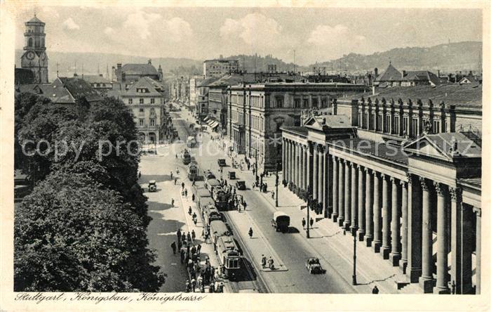 Strassenbahn Stuttgart Königsbau Königstrasse