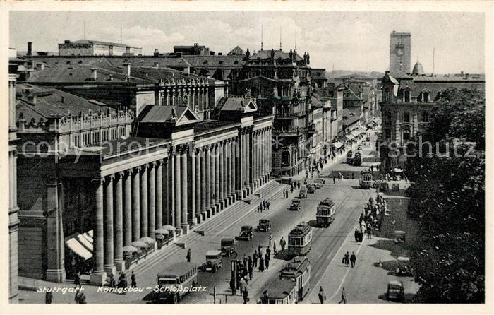 Strassenbahn Stuttgart Königsbau Schlossplatz