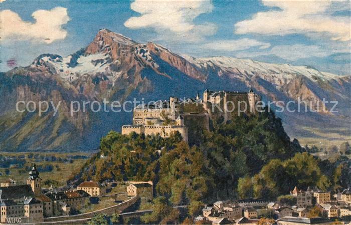 Verlag Wiedemann WIRO Nr. 2375 A Salzburg Festung Untersberg