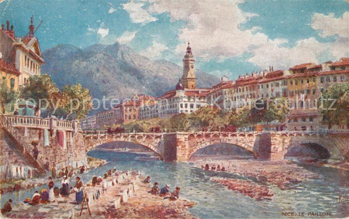 Verlag Tucks Oilette Nr. 106 Nice Paillon