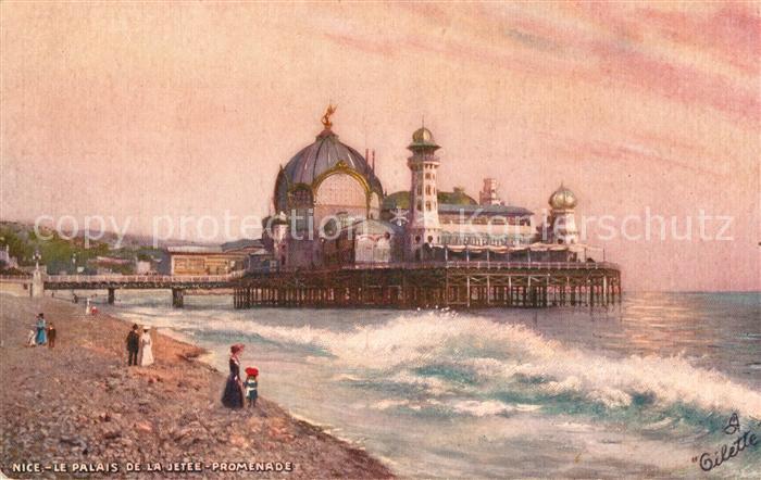 Verlag Tucks Oilette Nr. 762 Nice Jetee Promenade