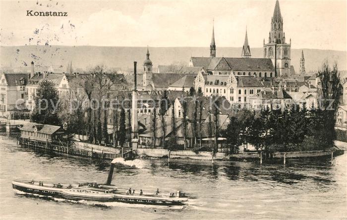 Dampfer Seitenrad Neptun Konstanz