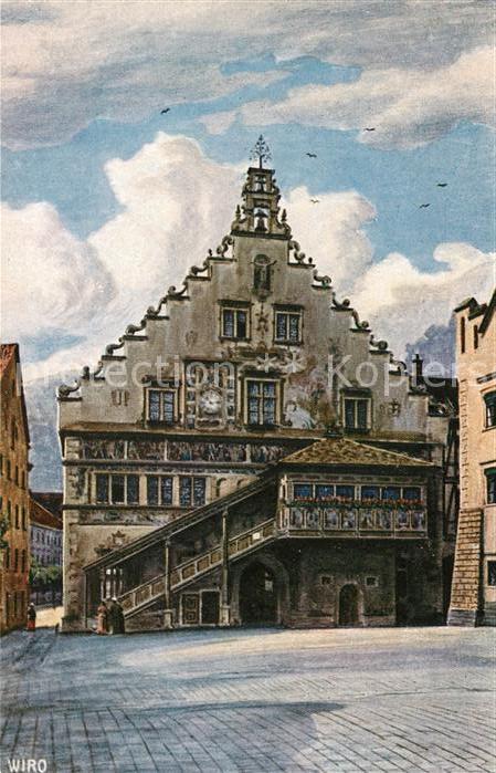 Verlag WIRO Wiedemann Nr. 2364 B Lindau Bodensee Rathaus