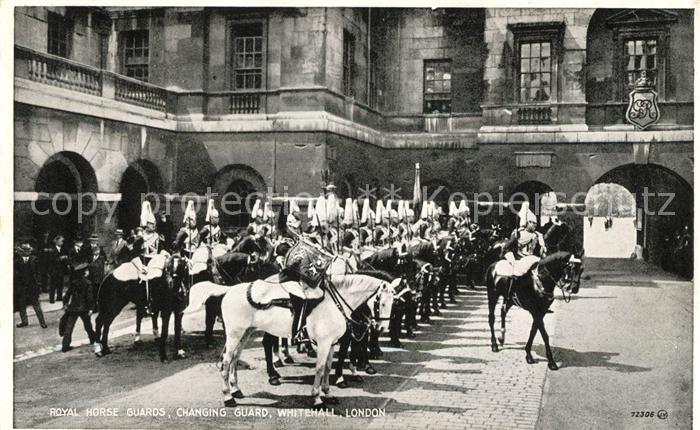 Leibgarde Wache Royal Horse Guards Changing Guard White