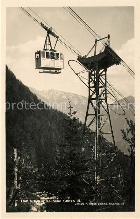 Seilbahn Rax Stütze III