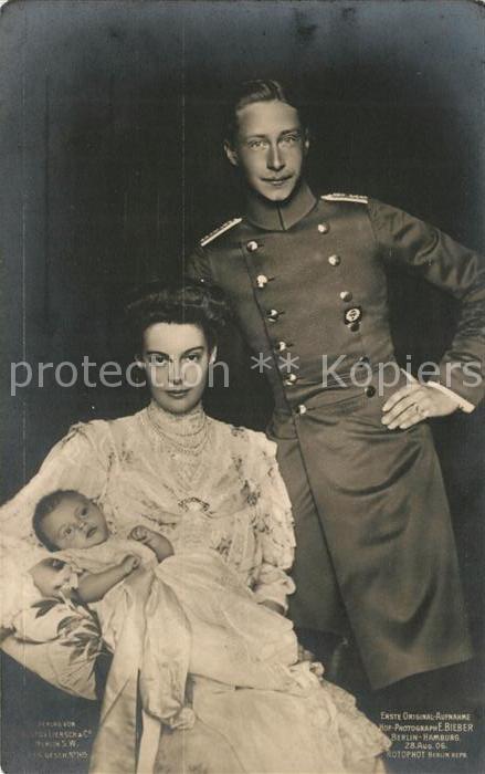 Adel Preussen Kronprinzessin Cecilie Kronprinz Wilhel
