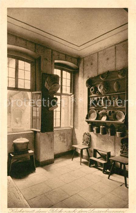 Goethe Johann Wolfgang von Frankfurt Goethehaus Küche Luisenbrunne