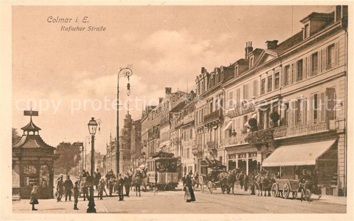 Strassenbahn Colmar Rufacher Strasse