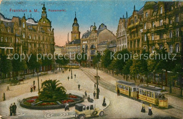 Strassenbahn Frankfurt am Main Rossmarkt