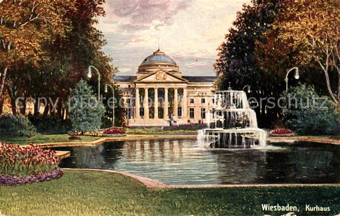 Verlag Wiedemann WIRO Nr. 1907 A Wiesbaden Kurhaus