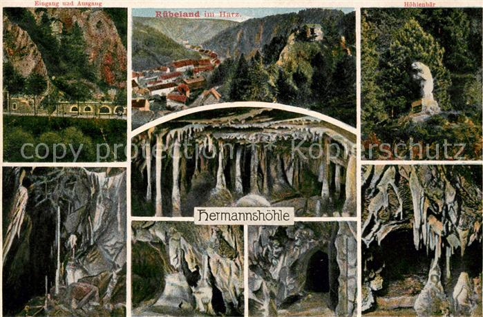 Hoehlen Caves Grottes Hermannshöhle Rübeland Höhlenbär