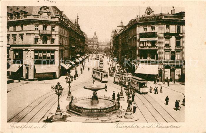 Strassenbahn Frankfurt am Main Kaiserplatz Kaiserstr