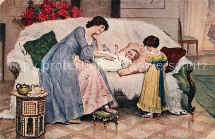 Kuenstlerkarte Knowles Jeune Mere