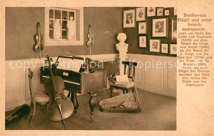Beethoven Flügel Streichinstrumente