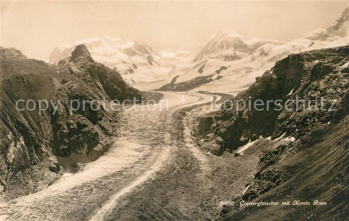 Gletscher Gornergletscher Monte Rosa