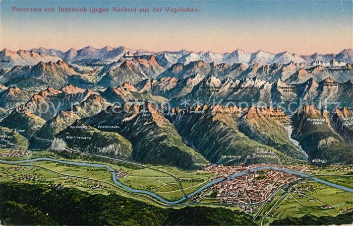 Innsbruck Panoramakarte