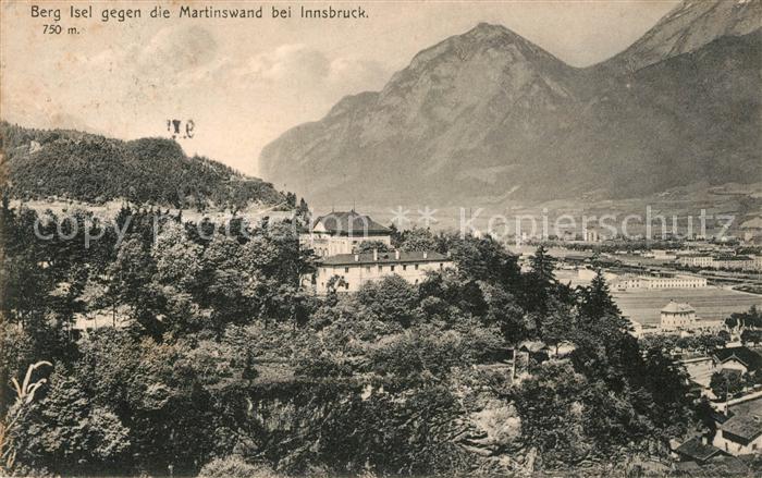 Innsbruck Mit Berg Isel und Martinswand