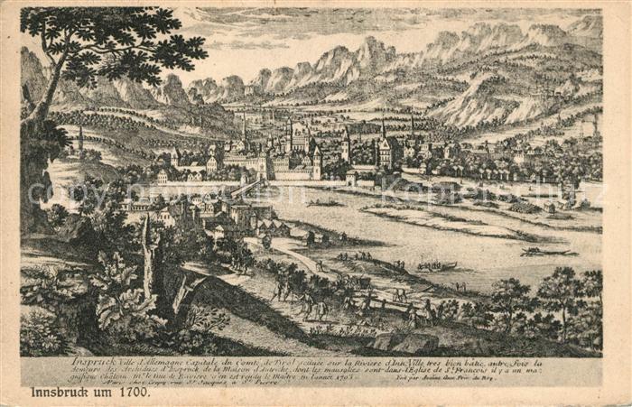 Innsbruck Stich um 1700