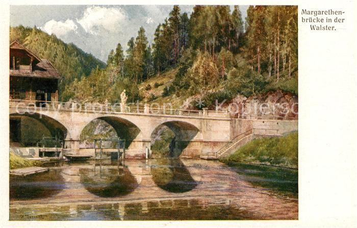 Walster Region Margarethenbruecke Kuenstlerkarte Krampolek