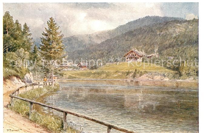 Walster Region Jagdhaus Kuenstlerkarte Krampolek