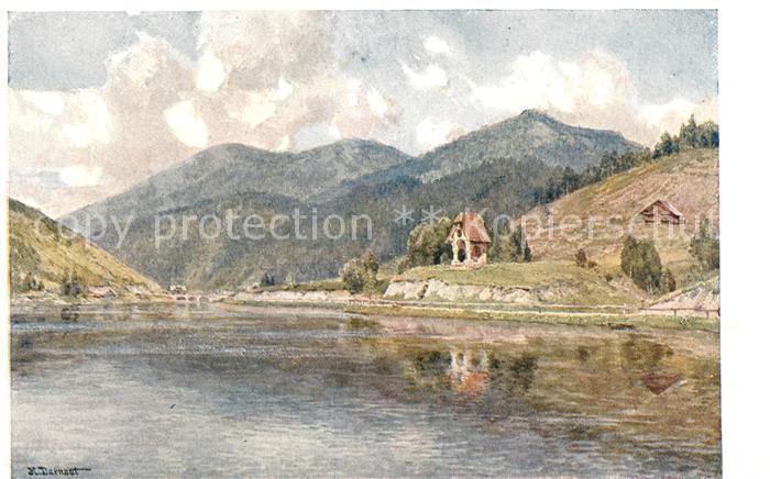 Walster Region Hubertus-Kapelle Kuenstlerkarte Krampolek