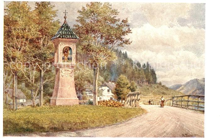 Walster Region Sancto Patrone Abbatis Severin Kalcher Kuenstlerkarte Krampolek