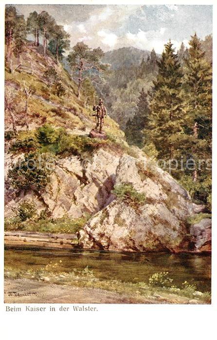 Walster Region Beim Kaiser Kuenstlerkarte Krampolek
