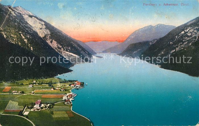 Pertisau Achensee Seepartie bei Sonnenuntergang