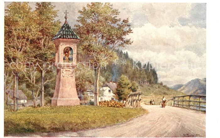 Walster Region Sancto Patrone Abbatis Severin Kalcher Kuenstlerkarte A. Krampole