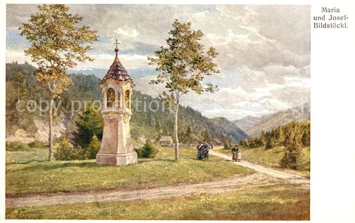 Walster Region Maria und Josef Bildstoeckl Kuenstlerkarte A. Krampolek