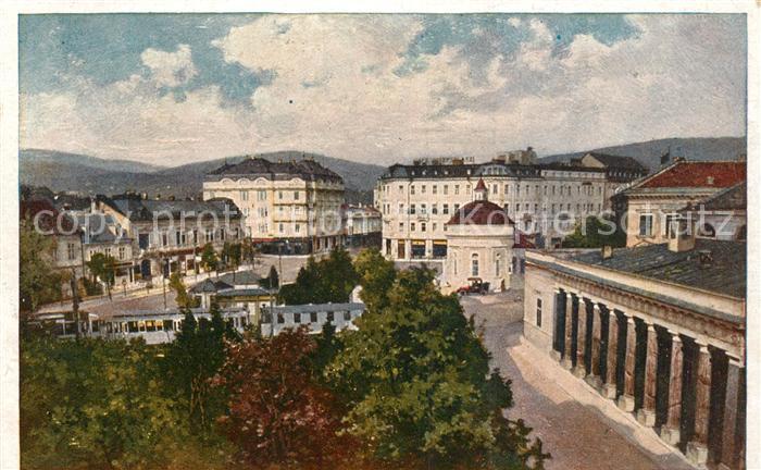Baden Wien Josefsplatz Kuenstlerkarte