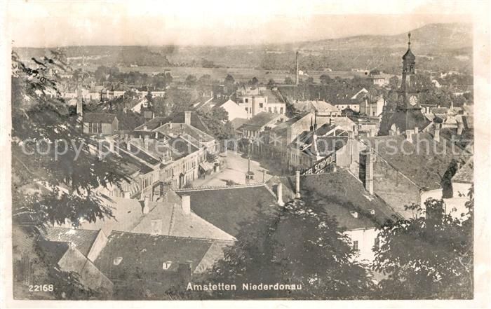 Amstetten Niederoesterreich Vogelansicht Niederdonau